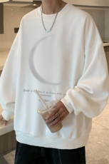 华夫格卫衣圆领卫衣男大码长袖t恤男外套HW76349-P30，男装卫衣，电商A040