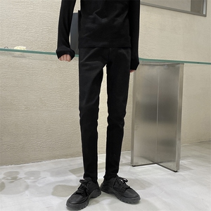 秋冬厚牛仔裤男2025年新款修身小脚男裤水洗弹力裤子9020图片
