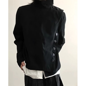 休闲西装外套女士春秋设计感小众中长款高级感后西服 J503图片