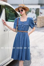 连衣裙，女装连衣裙，水恋百合