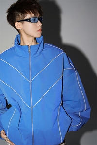 可二开机能防寒棉服M-5XL大码涤纶棉服男白底78176P138控198图片
