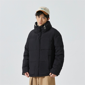 新标90白鸭绒简约休闲立领外套纯色加厚羽绒服ESY0204-P210图片
