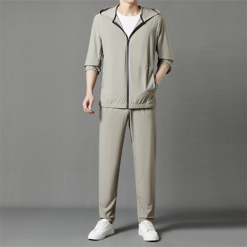 AFW1880206锦氨春秋男运动服运动套装2件套主推数据好长期款,女装套装/套裙,钱塘207-3