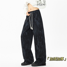 冬季扎染休闲裤常规B315-K25369-特p40控78加绒K25369JR特p45控88，男装卫衣，电商B315