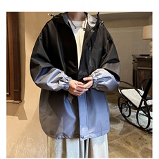 1港风山系防水冲锋衣渐变色夹克男：聚酯纤维JK77088P85控128，男装夹克，星座226-2