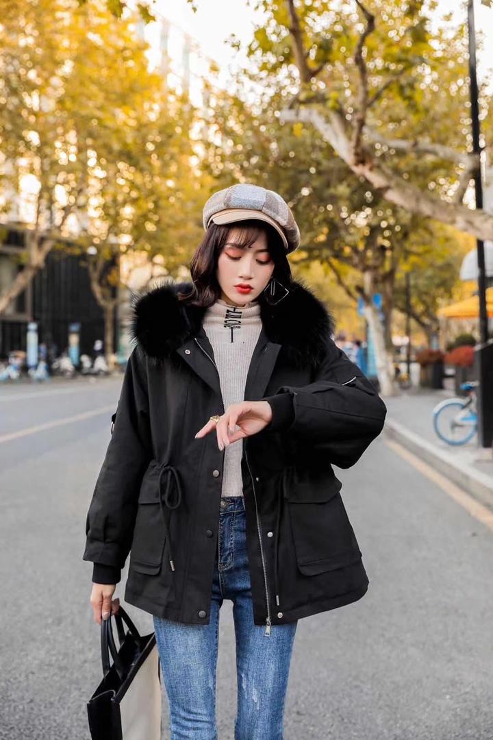 现货冬装派克服内胆獭兔毛?狐狸毛大毛领,女装,蜜思优沫