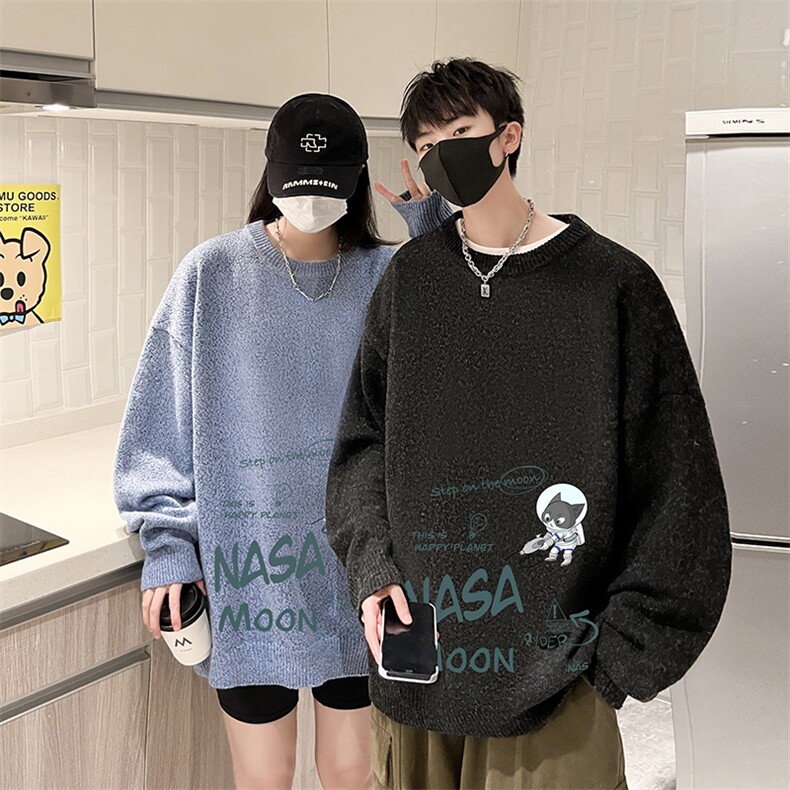 加厚加绒毛衣男大码毛线衣男针织衫男线衫M19187-P45加绒款-P65,男装针织衫/毛衣,电商A040