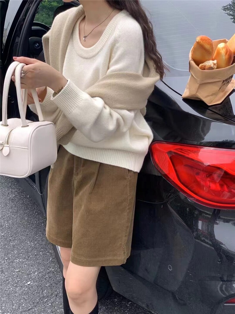 秋冬季羊毛圆领简约休闲百搭羊毛衫,女装羊毛衫,忠诺羊绒