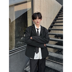C316XZ50211P98夏秋新款修身短款外套西服显高西装黑色，男装西服，电商C316