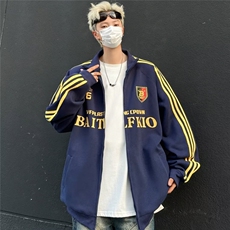美式卫衣外套男初秋2026秋冬新款宽松潮牌高级感春秋翻领开衫，女装短外套，星座218-1（原230）