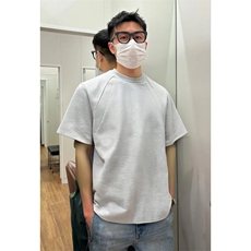 2025夏季新款大码拼接美式短袖T恤M-5XHT25425-特P20，男装T恤，电商A022