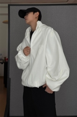 日系复古上衣极简工装潮酷立体剪裁拼接设计夹克HY825TP75控118，男装夹克，电商A102B