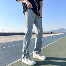 牛仔裤男春季潮大码休闲裤子高街N744P55，男装牛仔裤，星座1116-2