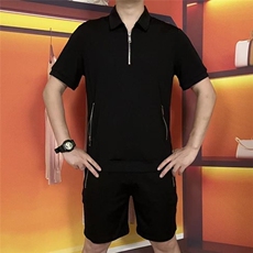 男士半拉链翻领夏现货潮流短袖t040-p，男装T恤，星座1602（原101B）