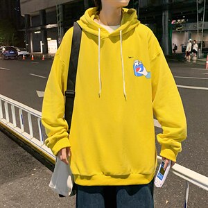 WY2262-P35 纯棉连帽卫衣男大码运动帽衫宽松薄外套男图片