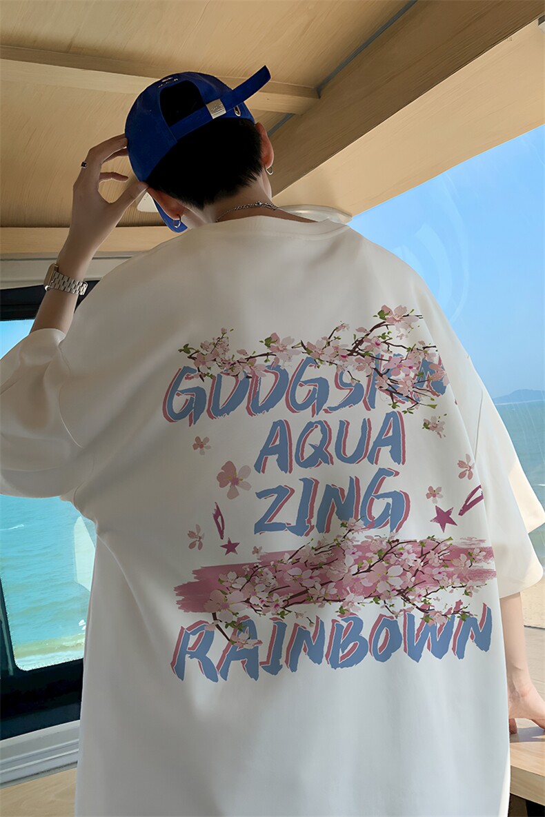 已注册/夏季外景ins韩版情侣短袖T恤男潮宽松百搭打底DT00153/P25,男装T恤,电商B316