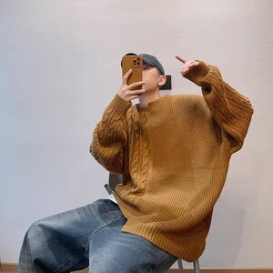 圆领毛衣男长袖秋季不规则拼接时尚休闲青年修身套头打底衫上衣潮图片