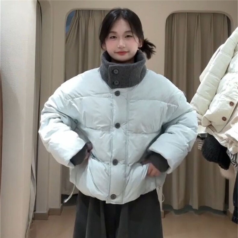 韩系奶乎乎慵懒感棉服马甲叠穿灰色针织衫女秋,男装针织衫/毛衣,星座1210-1