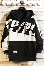 7XL-M大码连帽卫衣男2023春季新款潮胖子宽松套头上衣加肥加大码，男装卫衣，钱塘717(原712)
