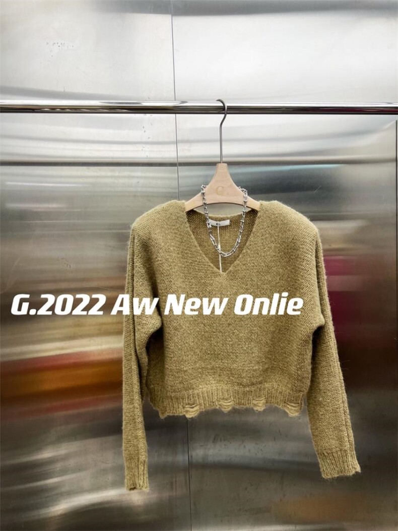 新款针织毛衣均码现货，女装针织衫/毛衣，G