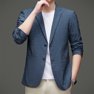 DJ8867钱塘2020-3秋冬季新款百搭简约商务中年男士西服货稳P147图片