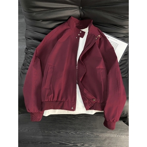 2026春季新款夹克男抖音得物品质立领美式飞行棒球服外套6168-P35图片