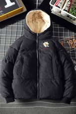 MY16059-P100加厚加绒连帽棉衣男大码棉服男面包服男，男装棉衣，电商A040A