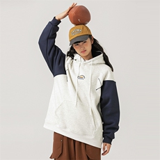 2026冬季新款男日系潮牌字母印花宽松加绒加厚连帽卫衣WY552-F98，男装卫衣，电商A101（原外27）