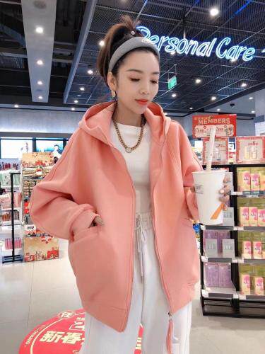 带帽彩色外套，女装，一杭