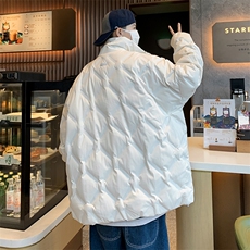 男士外套秋冬季新款男装棉衣韩版潮流短款立领棉服男M0668-P90，男装棉衣，星座308B-1