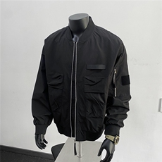 港风秋冬棒球服夹克大口袋痞帅百搭情侣外套J582573TP85，男装夹克，电商A247