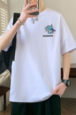 夏季男短袖t恤高品质多工艺发泡印大码T恤衫HF8525-P34，男装T恤，星座1206（原A206）
