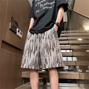 5532-P38控69 大码 夏季大码美式休闲短裤五分裤图片