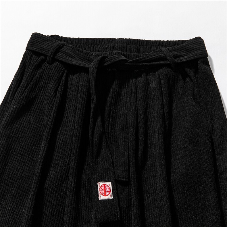 白底平铺图秋冬大码港风日系风灯芯绒直筒休闲裤K159/P60,男装休闲裤,电商A221A
