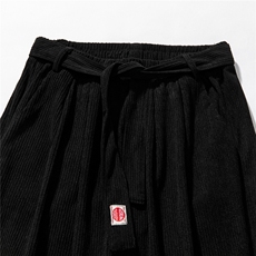 白底平铺图秋冬大码港风日系风灯芯绒直筒休闲裤K159/P60，男装休闲裤，电商A221A
