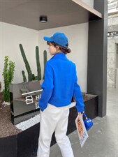 亮色针织套头外套，其它，久久索衣缘