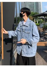 美式复古冬季牛仔夹克男痞帅炸街个性休闲高街情侣百搭飞行员外套，男装夹克，星座601-2