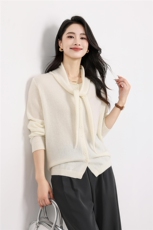 2025年秋季时尚百搭通勤简约休闲女士羊绒衫，女装羊绒衫，梦织秋羊绒