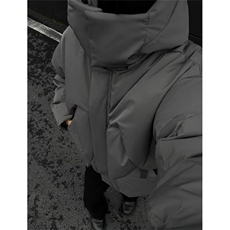 美式短款羽绒棉服男款冬季潮牌结构连帽棉衣立领夹克MK2530，男装夹克，星座1116A（原606A-3）