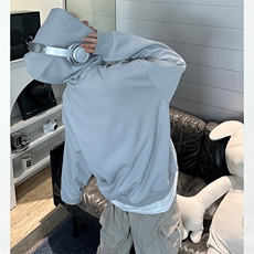 WY01-P80秋冬重磅430克高克重男女款大码高品质连帽套头卫衣，男装卫衣，电商B327