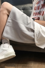 夏肌理感华夫格短裤男美式高街宽松休闲五分裤子XZ514-2-1526-P38，男装牛仔裤，星座514-2(原B239)