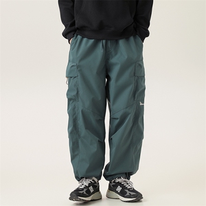 2025冬季新款男装日系宽松加绒加厚运动休闲棉裤束脚卫裤P980-F92图片