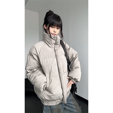 扎染棉服复古街头休闲加厚短款立领廓形外套男5D3062-TP60不，男装棉衣，电商A102