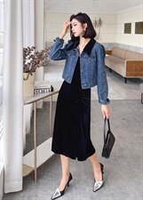 2022秋装牛仔两件套，其它，贻思茗