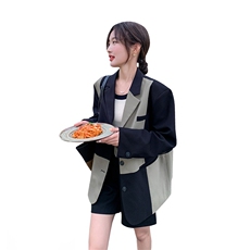 【现货】廓形撞色西服189-601-P125-K188，女装西装，浙宝189
