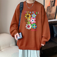 抖音供货、现货秋季冬圆领毛衣宽松打底衫D223A-MY2320-特P40，男装针织衫/毛衣，电商019-1