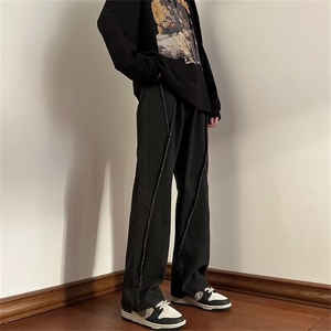 牛仔裤男秋季潮大码休闲裤子高街CT307P42
