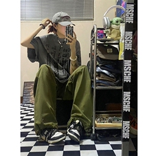 B221美式ins街头hiphop宽松工装休闲裤子LK23122-P65控88，男装休闲裤，电商B221