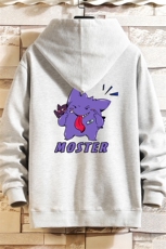 KS21087-P38加绒款-P43连帽开衫卫衣男运动外套大码班服砖墙，男装卫衣，电商A040A
