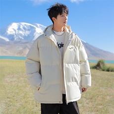 现货抖音得物可供视频三防加厚羽绒连帽棉衣外套面包棉服85527，男装棉衣，电商A486